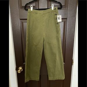 Free people cropped moss pants